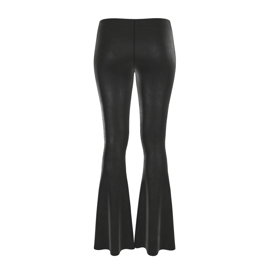 High Waisted Flared Leggings